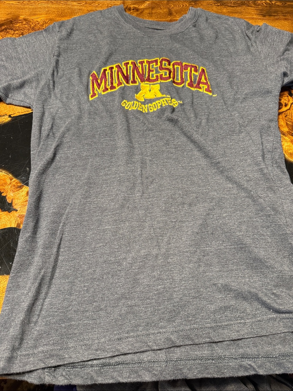 Minnesota Golden Gophers Gray Short Sleeve Tee